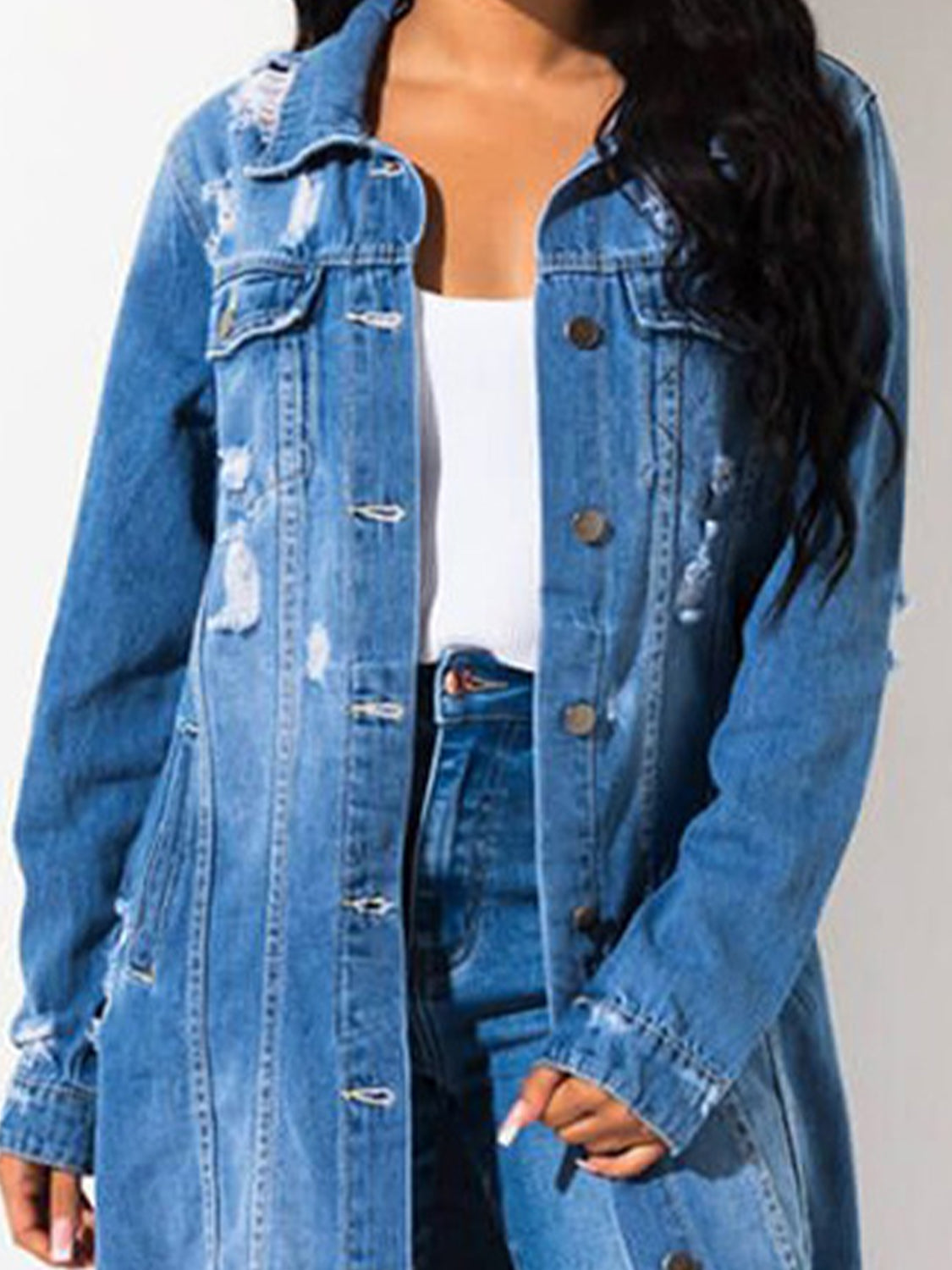 Long Sleeve Denim Jacket